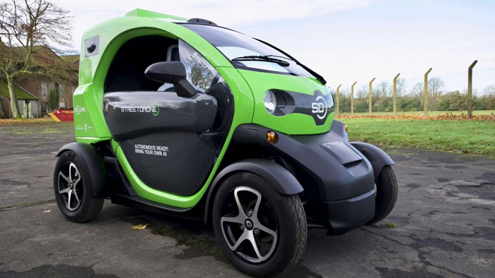 Parkopedia complete successful self-driving demo using StreetDrone Twizy at Low Carbon Vehicle Show