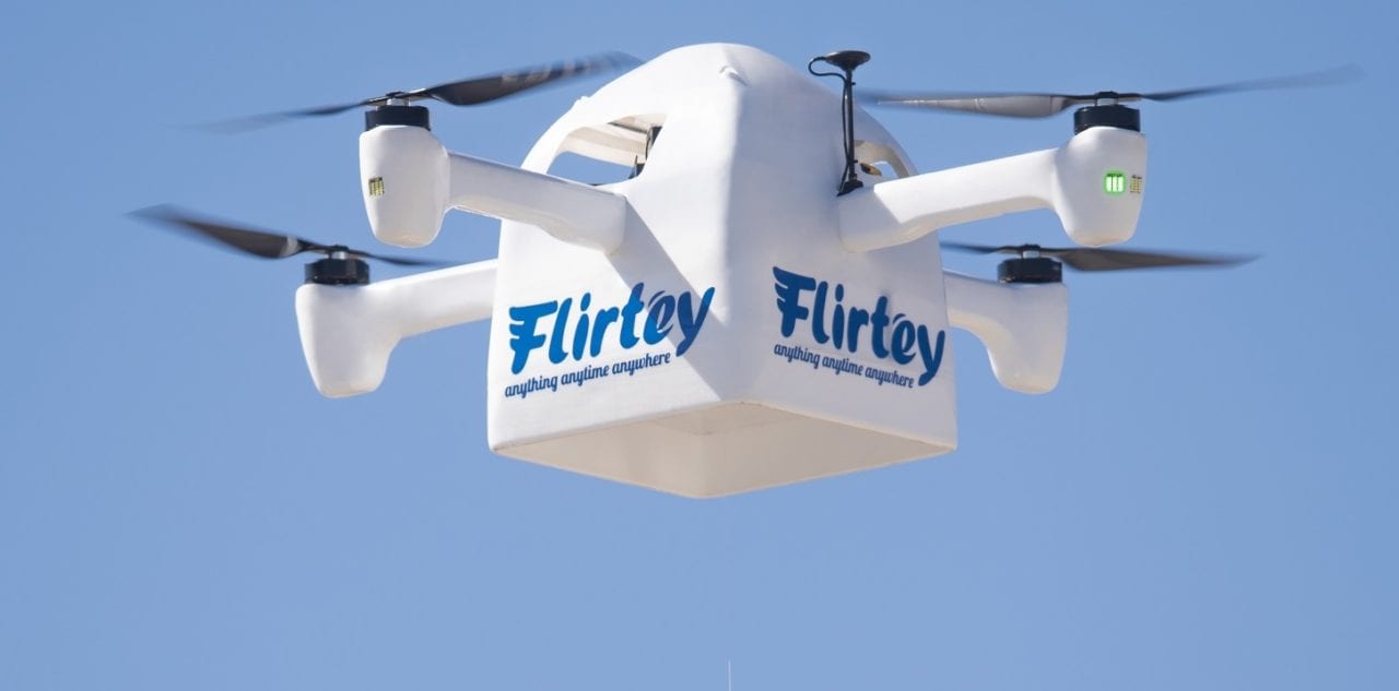 Flirtey begins routine drone delivery demonstrations in the largest industrial center in the United States